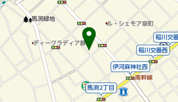 フクオカ理容の地図画像