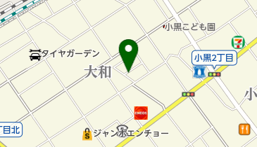 ヘアーサロン小林の地図画像
