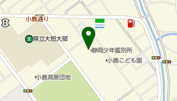 静岡少年鑑別所の地図画像