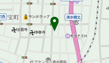 真田ガラス店の地図画像