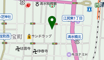 金刺ハリ灸マッサージの地図画像