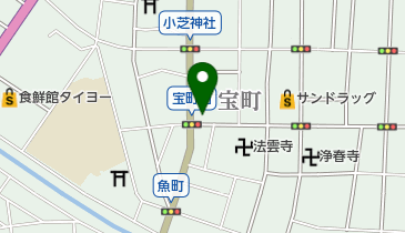岩倉種苗店の地図画像