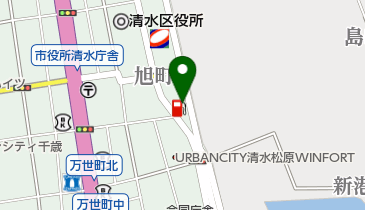 株式会社海野石油の地図画像