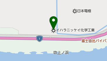 イハラニッケイ化学工業株式会社の地図画像