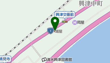 潮屋の地図画像