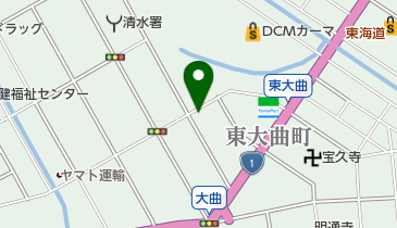 大曲公民館の地図画像