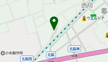 北脇自治会館の地図画像