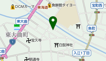 ダンスワールドパレスの地図画像