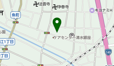 深澤ダンススタジオの地図画像