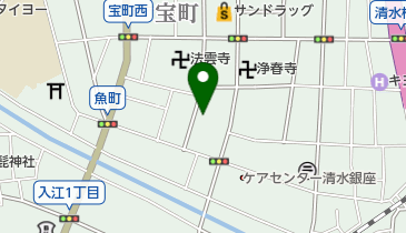 米田紺屋の地図画像