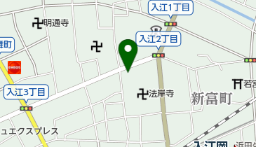 鈴や化粧品店の地図画像