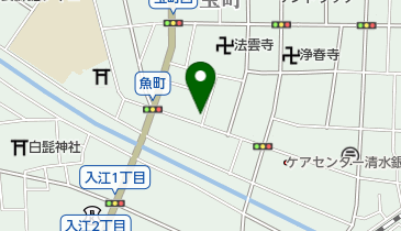 紅屋化粧品の地図画像