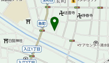 かざりや呉服店の地図画像