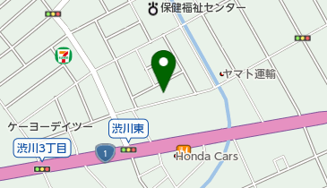 都築自動車の地図画像