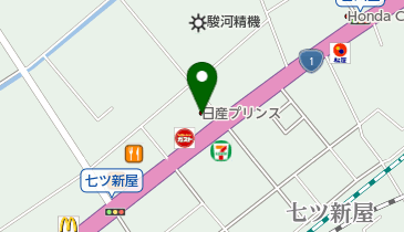 日産プリンス静岡販売株式会社 清水七ツ新屋店の地図画像