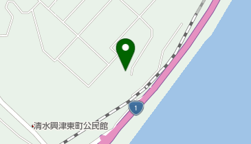 海岸寺の地図画像