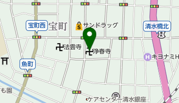 浄春寺の地図画像