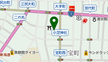 小芝神社の地図画像