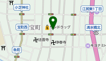 田中生花店の地図画像