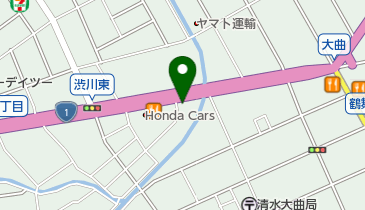 高田青果物店の地図画像