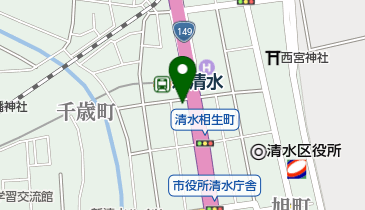 シルク美容室の地図画像