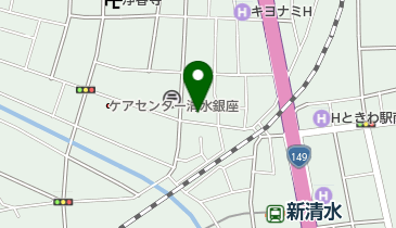 GINZAひまわりの地図画像