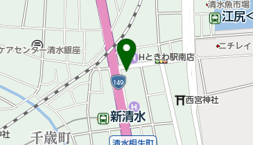 ホットナンバーダッシュの地図画像