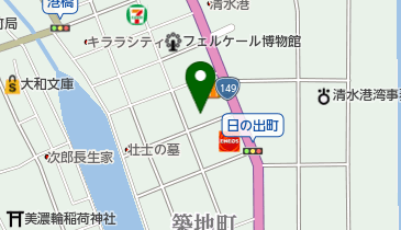 築地の地図画像