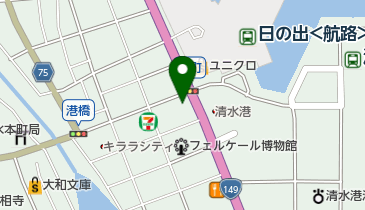 福村理容館の地図画像