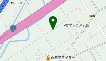 魚勝食堂の地図画像