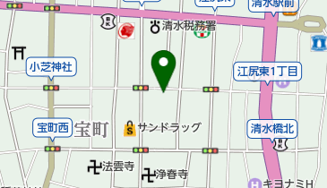 いなりやNOZOMIの地図画像