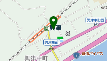 名物屋の地図画像