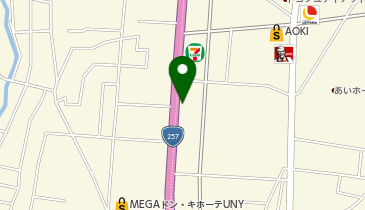 中津川ガラス店の地図画像