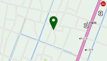 フジショウ硝子の地図画像