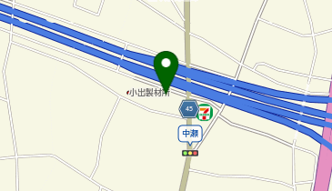 中瀬8区公民館の地図画像