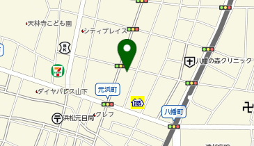 元浜町公民館の地図画像