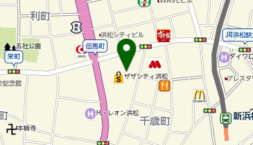 イーオン浜松校の地図画像