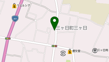 西山金物店の地図画像