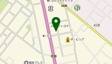 落合自動車販売株式会社 葵東店の地図画像