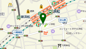 ミスター101 浜松南口店の地図画像