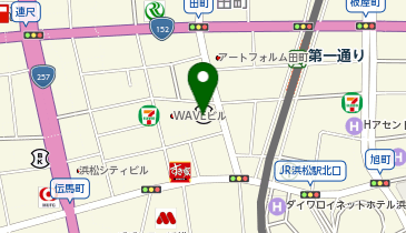 静銀ティーエム証券株式会社 浜松支店の地図画像