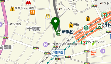 エステティックサロン浜松の地図画像