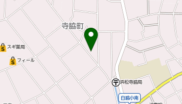 白脇動物病院の地図画像