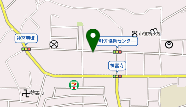 紅ばら美容室の地図画像