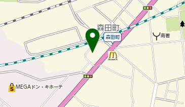 マージャン森田クラブの地図画像