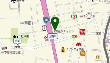 ダイワボウ情報システム株式会社浜松支店の地図画像