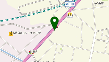 大黒屋食堂の地図画像