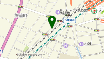 ジャパンレンタカー株式会社浜松店の地図画像