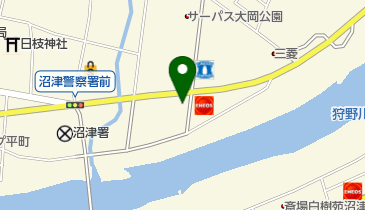 SBS沼津バイクショップいちかわの地図画像