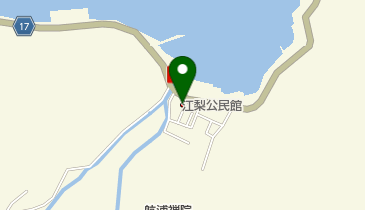 江梨公民館の地図画像